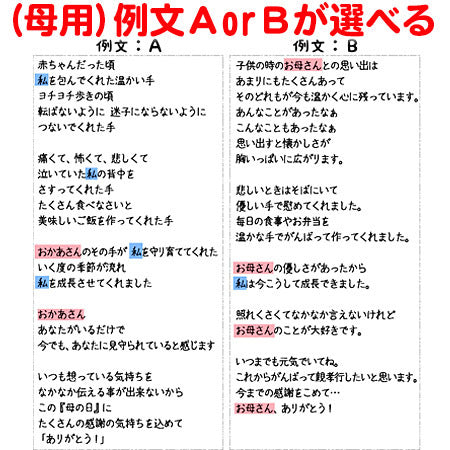 名入れ絵本「母の日絵本」絵柄3パターン