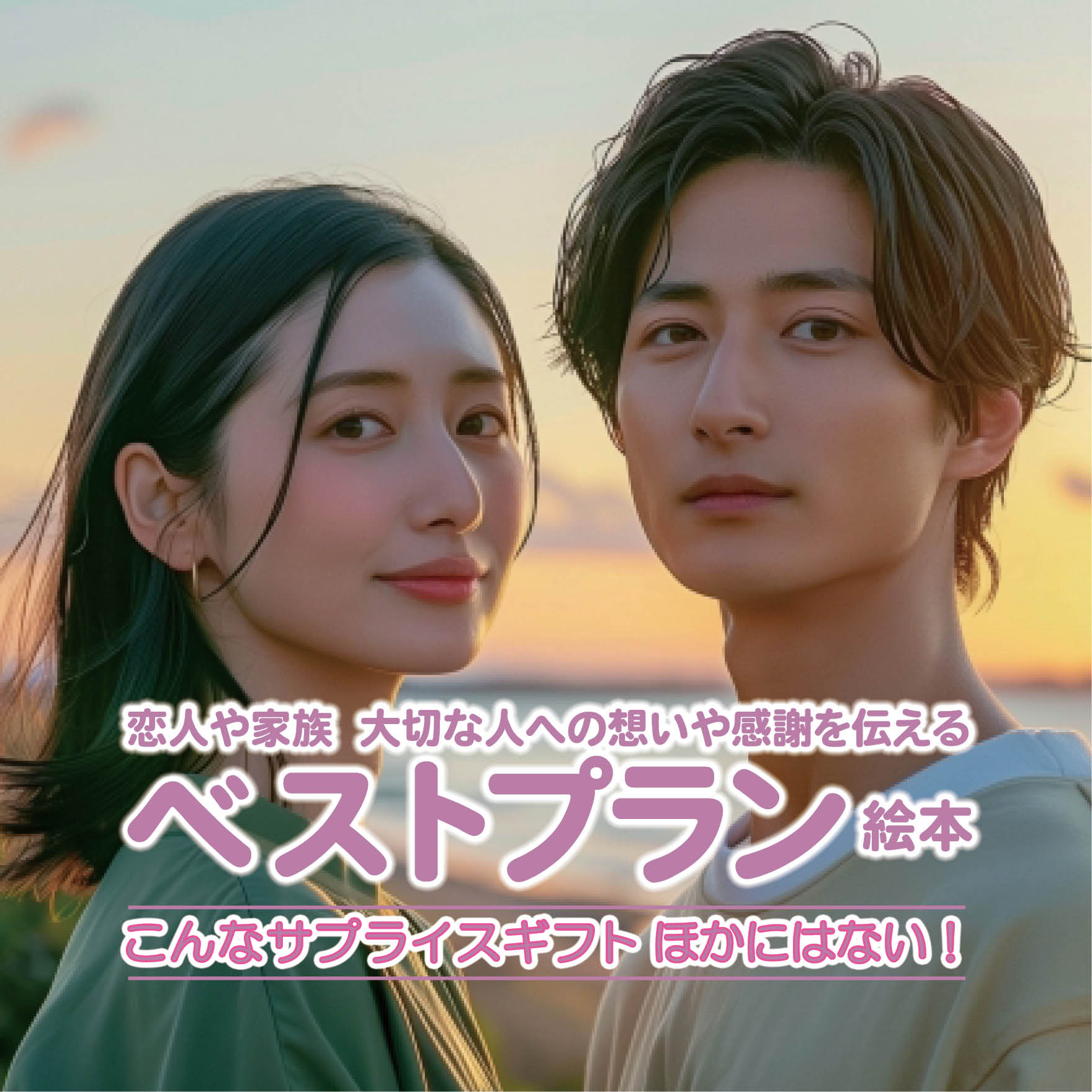 イラストまでオリジナルのオーダー絵本 
 お客様の物語にあわせ、プロイラストレーターが美しいイラストシーンを作画いたします。ご家族や恋人、パートナーなど、大切な人に贈る、世界に一つだけのプレゼント