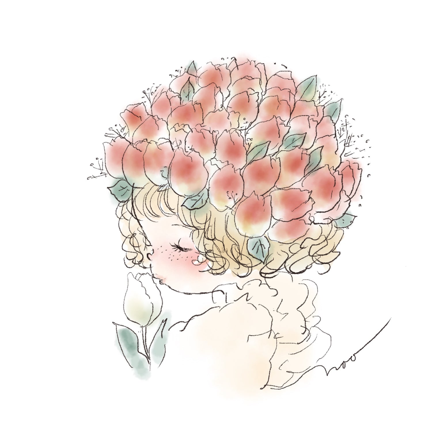 名入れ絵本 イラストレーター紹介 Naoko Satou フルオーダー絵本 イラストレーション 似顔絵