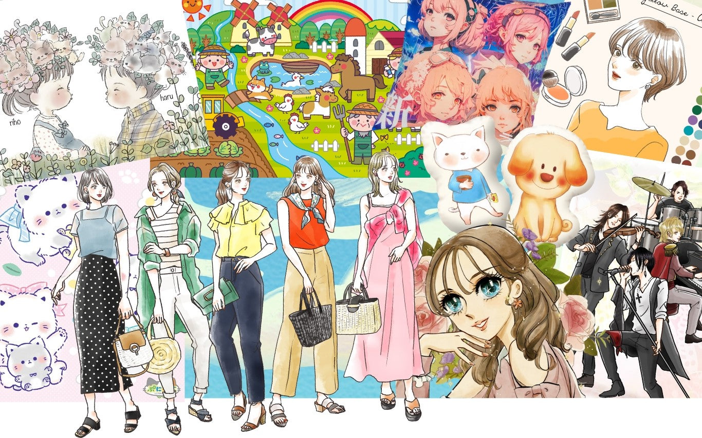 イラスト制作会社 イラスト依頼 マンガ制作 広告 PR ブランディング イラストレーター ノベルティ デザイン