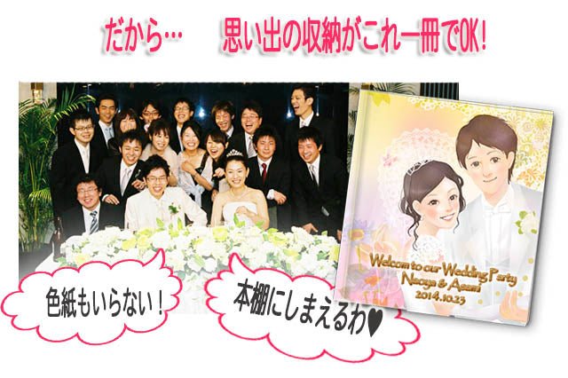フルオーダー絵本「ウェルカムボード絵本 ジュール」結婚式のボードをストーリーのある絵本に 世界に一つのイラストを作画します