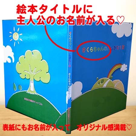 名入れ絵本 「ドリーミーブック」塗り絵付 カラフルで幻想的な世界を兄弟や友達と冒険 おばあちゃんも名入れできます