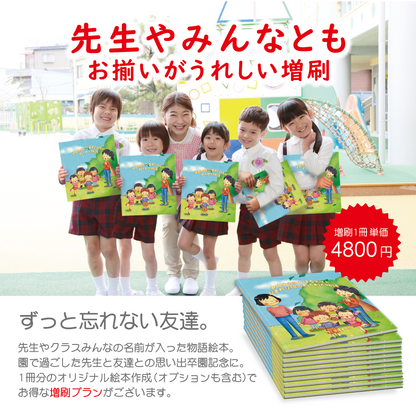 卒園のアルバム 先生ありがとう 卒園記念の絵本 幼稚園 保育園 卒業の記念品