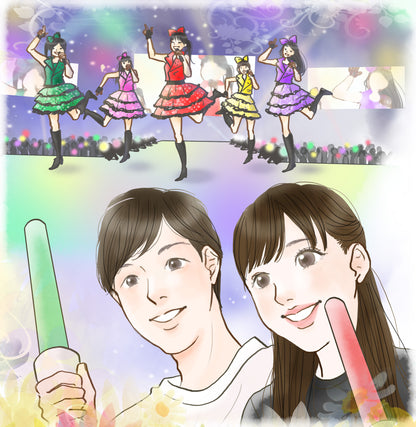フルオーダー「推しに贈る絵本」あなたが作るストーリーとイラストで想いを伝える絵本　推し活をもっと楽しく！